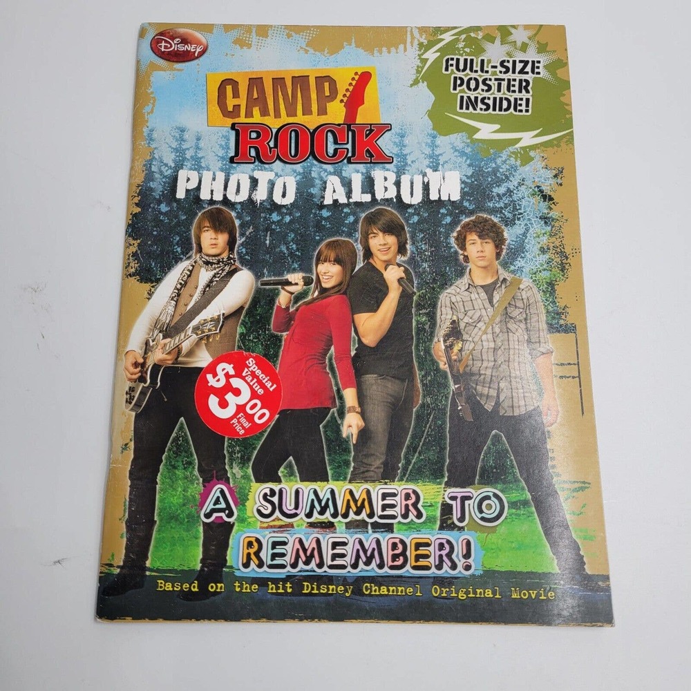 Camp Rock‎ Jonas Brothers 2008 Photo Album Poster A Summer To Remember Magazine